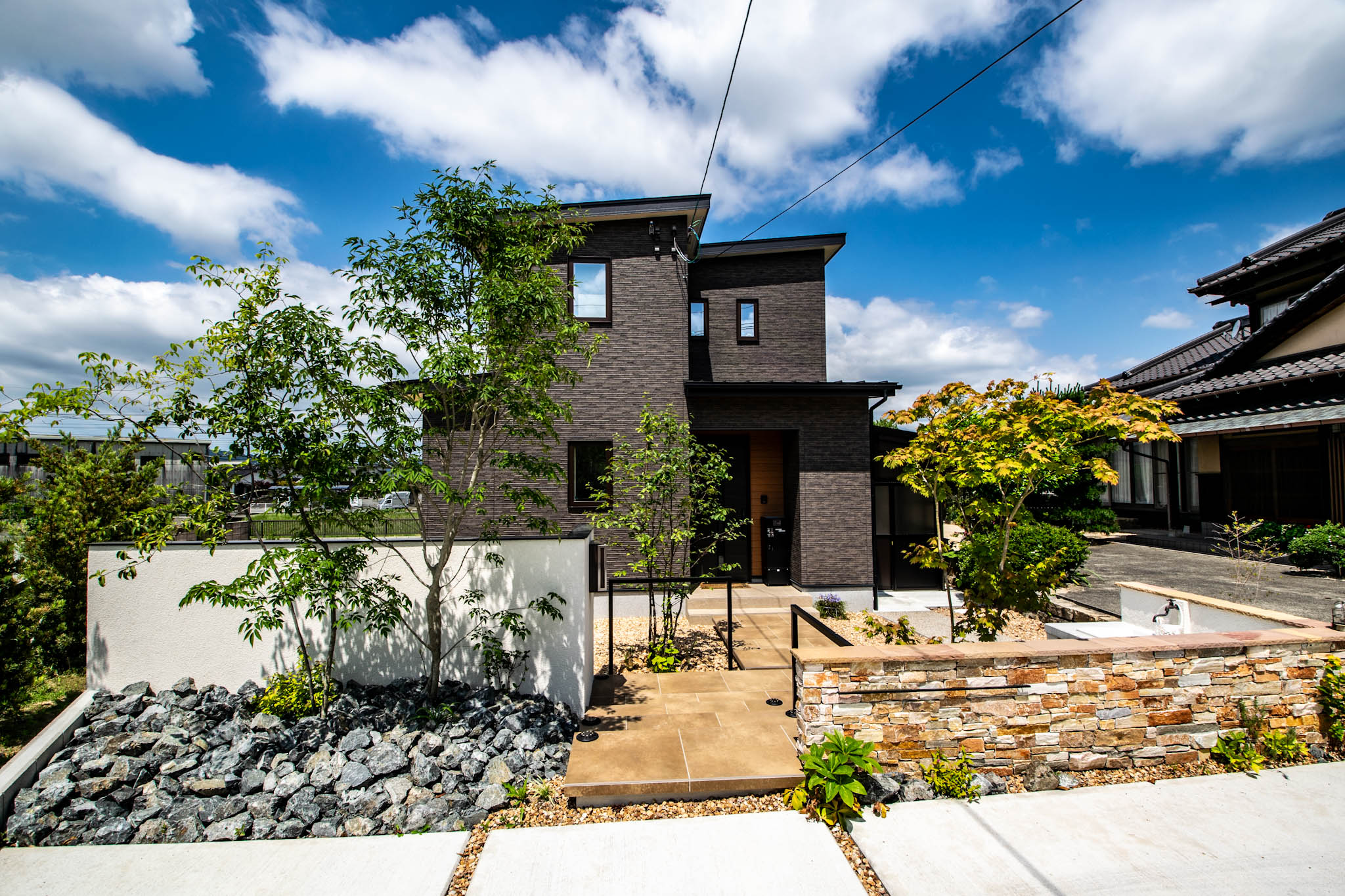 新築外構、植栽